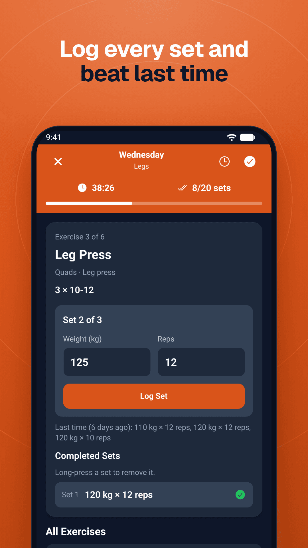 Member Workout Tracking