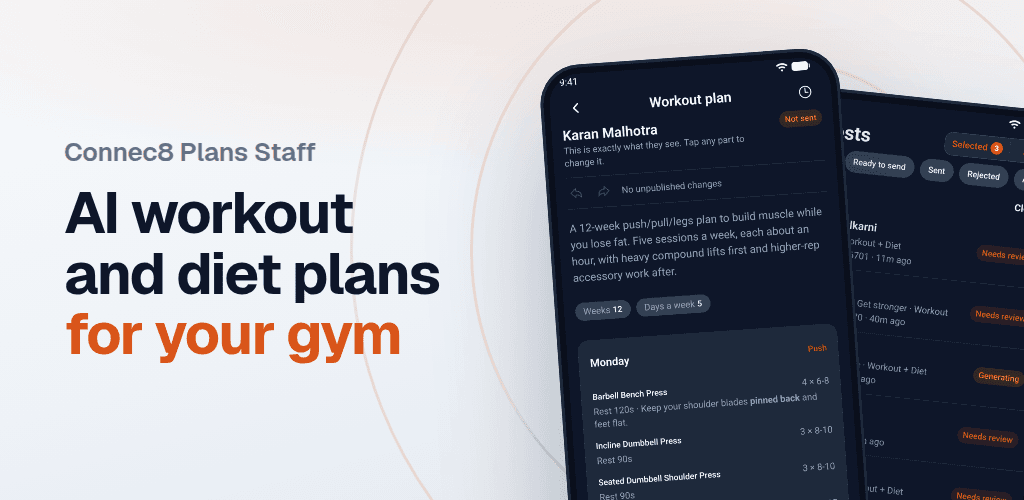 Connec8 Plans Staff App